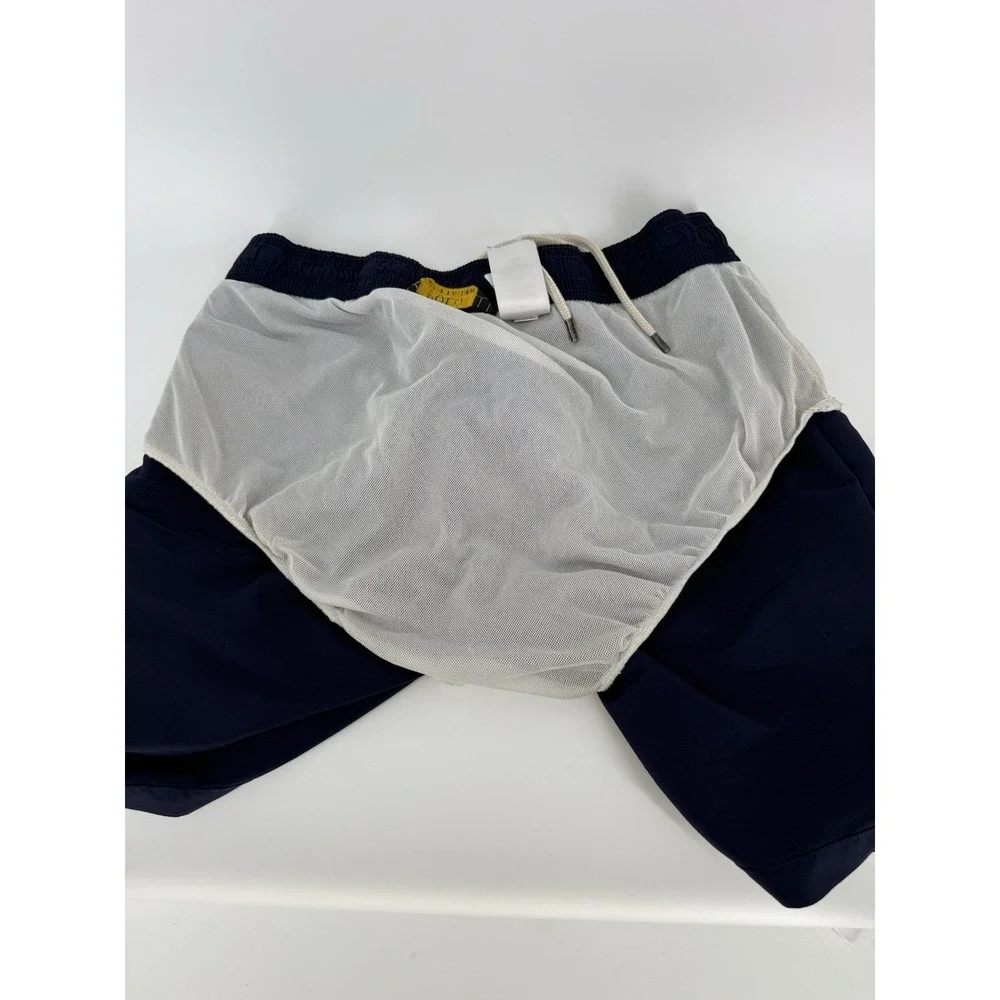 Polo Ralph Lauren Swim Shorts Men's Trunks Dark Blue Navy Pockets Sz Medium